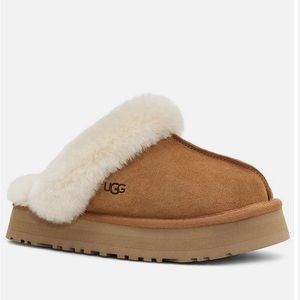 Chestnut Ugg Disquette Slippers